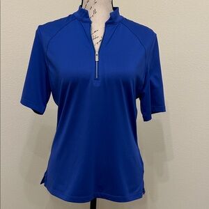 Tail Royal Blue 1/4-Zip Short Sleeve Sports Top